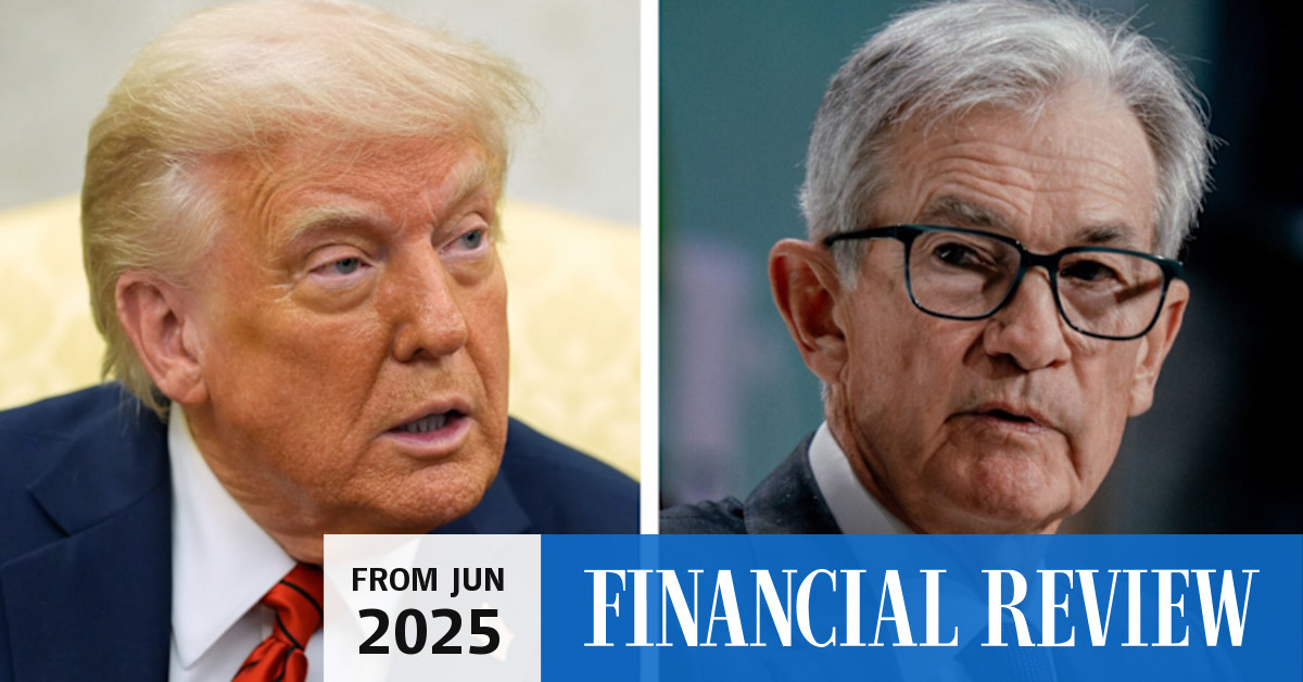 Donald Trump pressures US Federal Reserve chairman Jerome Powell to cut ...