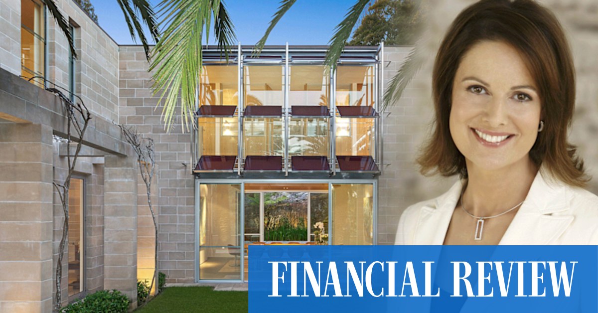 Sydney property: Seven news presenter Ann Sanders 'downsizes' to an $11.5 million Hunters Hill mansion - Vimarsana News