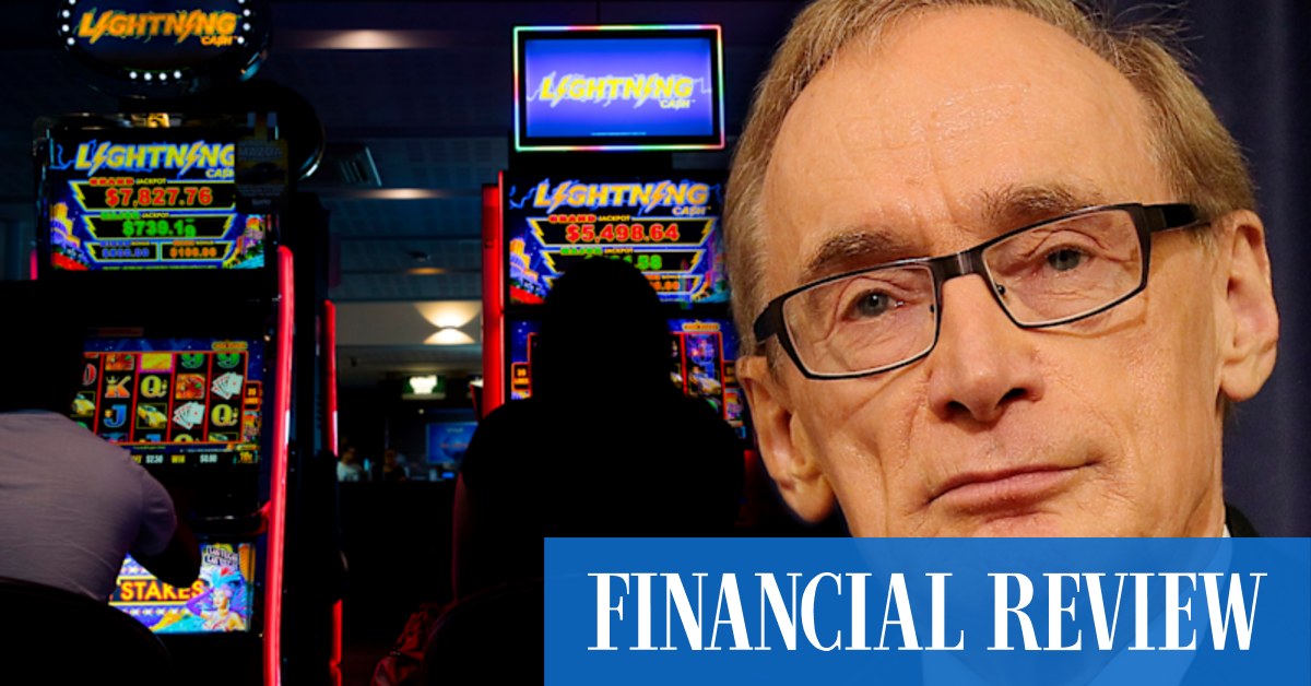 The politician who allowed pokies into NSW pubs says no one knew they would generate $5 billion in profits every year. “If we had known...we would have saddled them with markedly higher tax regimes.”