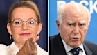 Liberal leader Sussan Ley and former prime minister John Howard.