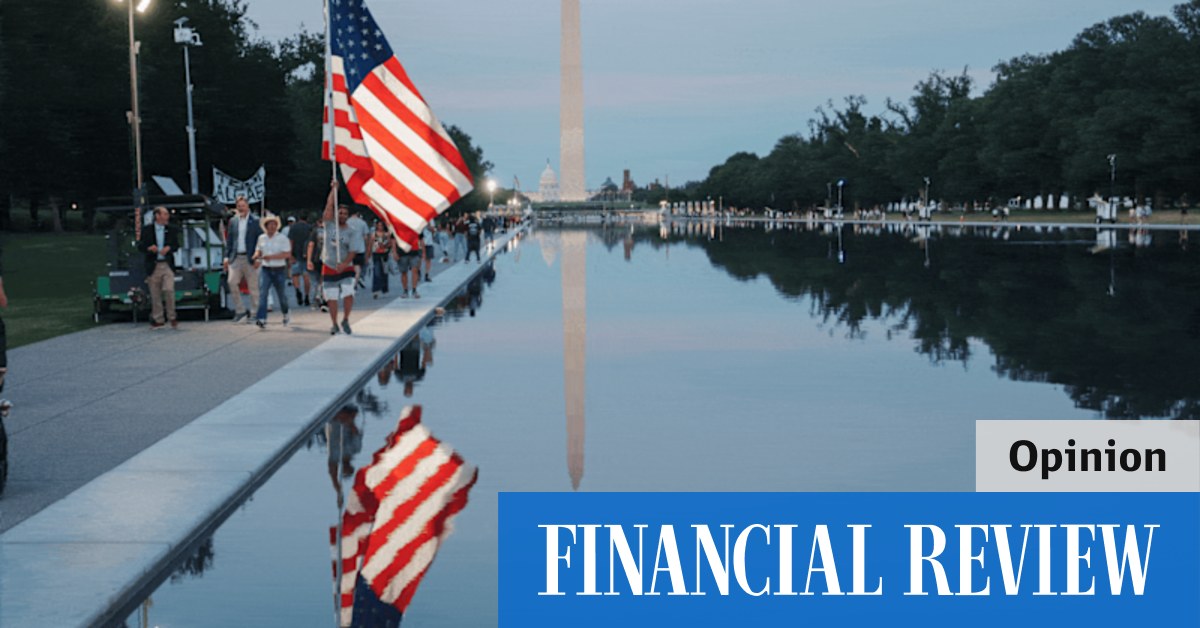 Trump’s reflecting pool saga is a neat metaphor for his presidency