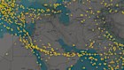 Flights diverted around the Gulf as Iran fired missiles at a US base in Qatar early on Tuesday morning (AEST).
