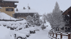 Livigno is coated in heavy snowfall.