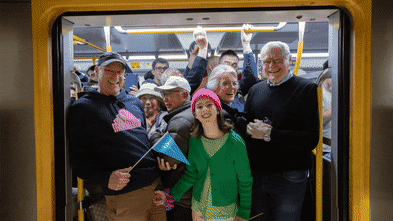 Melbourne Metro Tunnel as it happened: Cheers as first trains travel through Metro Tunnel; Delays after fire alarm, door issues
