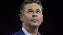 Todd Woodbridge, pictured at the 2024 Australian Open, said his parents "would have loved" Tipping Point. 