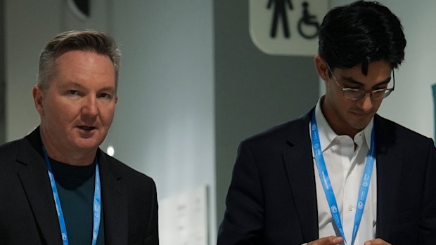 Climate Minister Chris Bowen attended last year’s talks in Baku, but has yet to secure Australia’s hosting rights for 2026.