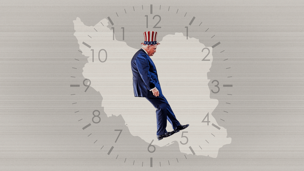 US President Donald Trump is stuck in a rut on Iran, with his rhetoric failing to move the dial on an outcome.