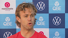 Swans player James Rowbottom.
