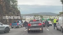 Witnesses say at least five cars were during the carnage