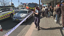 Two pedestrians are fighting for life after being struck by a car at a busy crossing at Lakemba in Sydney’s south-west.