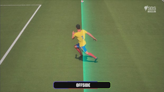 The offside was clear.