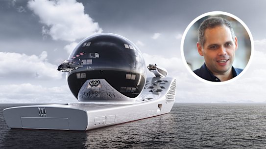A Singapore-based entrepreneur is planning to have some of the smartest people in the world, and some of the most wealthy, on board the 300-metre vessel.