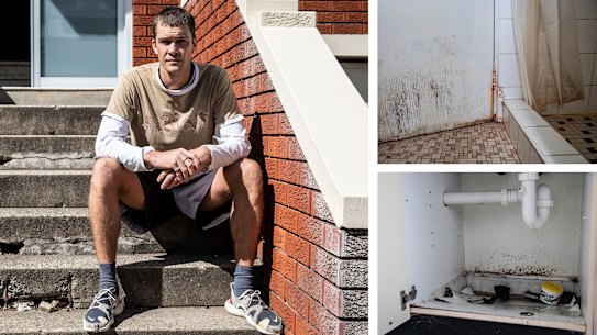 Harrison Reid is among tenants in the Tamarama block objecting to the rent hike.