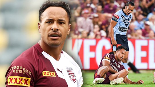 Felise Kaufusi and Jarome Luai.