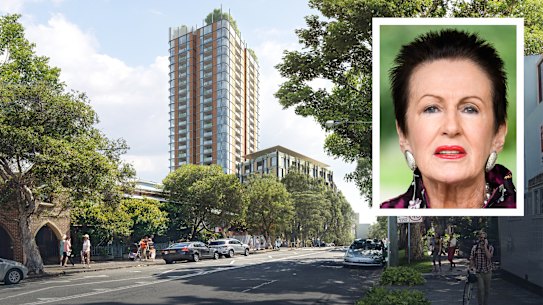 Sydney Lord Mayor Clover Moore has labelled the NSW government’s long-running plan to redevelop Waterloo’s public housing estate with hundreds of private apartments a “tragedy”.