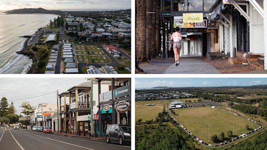 Byron Bay deserted on Tuesday