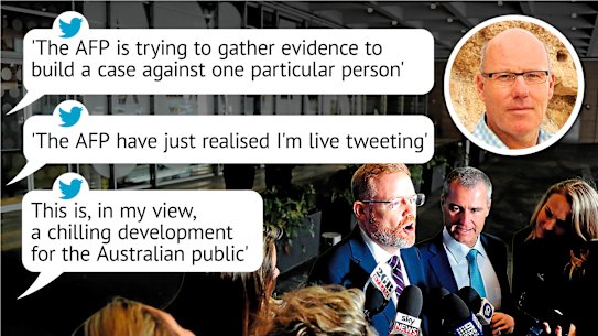 As AFP officers swooped on ABC headquarters on Wednesday morning, John Lyons, the broadcaster's head of investigative journalism, was waiting.