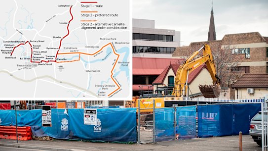 Parramatta light rail stage 2