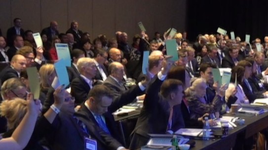 Footage from Liberal Party meeting reveals who voted to sell the ABC