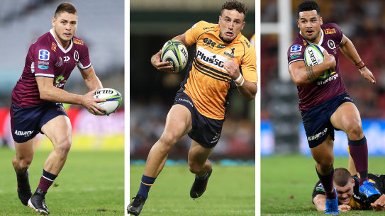 Shining lights: James O’Connor, Tom Banks and Hunter Paisami.