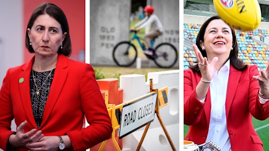 As the feud between NSW and Queensland over border closures intensified on Wednesday, NSW Premier Gladys Berejiklian and Queensland Premier Annastacia Palaszczuk had their first discussion about the issue. 