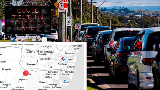 The Crossroads Hotel in Casula has become the state's biggest active cluster. Twenty one cases have been confirmed so far, with the original source of infection still not known. 