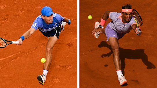 Alex de Minaur has become the first Australian to defeat the legendary Rafael Nadal on clay.