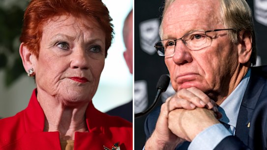 Former Queensland premier Peter Beattie has rejected Pauline Hanson's claim that changes to his state's election laws two decades ago were designed to target him.