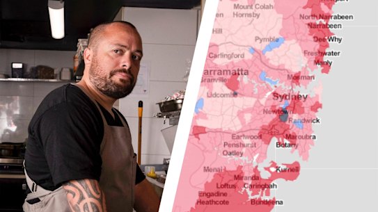 Doug Opai and the Sydney suburbs hardest hit by cuts to JobKeeper and JobSeeker.