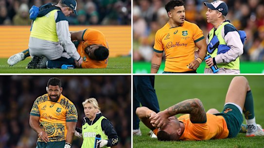 Wallabies injuries