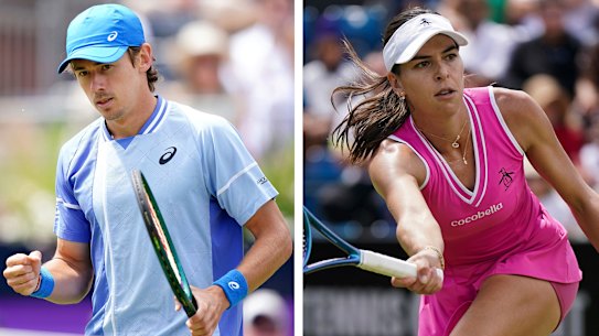Alex de Minaur and Ajla Tomljanovic