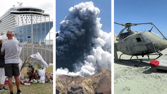 White Island eruption composite image for blog.