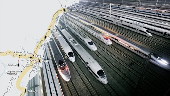 Parramatta at centre of NSW’s high-speed rail future composite