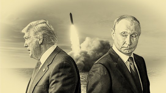 Donald Trump e Vladimir Putin.   