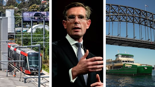 Cracking trams and the troubled ferry system are a reality of running a massive public transport system and Sydney has the safest network in Australia, NSW Premier Dominic Perrottet has said.