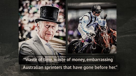 An owner sent a tongue-in-cheek message to Asfoora’s trainer before she won the King Charles III Stakes at Royal Ascot last year.