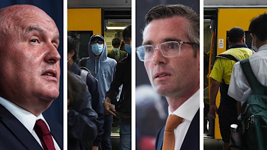 A furious Premier Dominic Perrottet tasked senior staff to urgently investigate the timeline of events that lead to the Sydney train shutdown debacle.