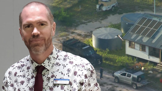 Former Walgett Community College Primary principal Nathaniel Train in December 2020.