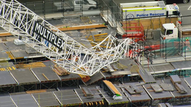 Twenty days after a crane collapsed ‘louder than a bomb’, work recommences at Fish Market