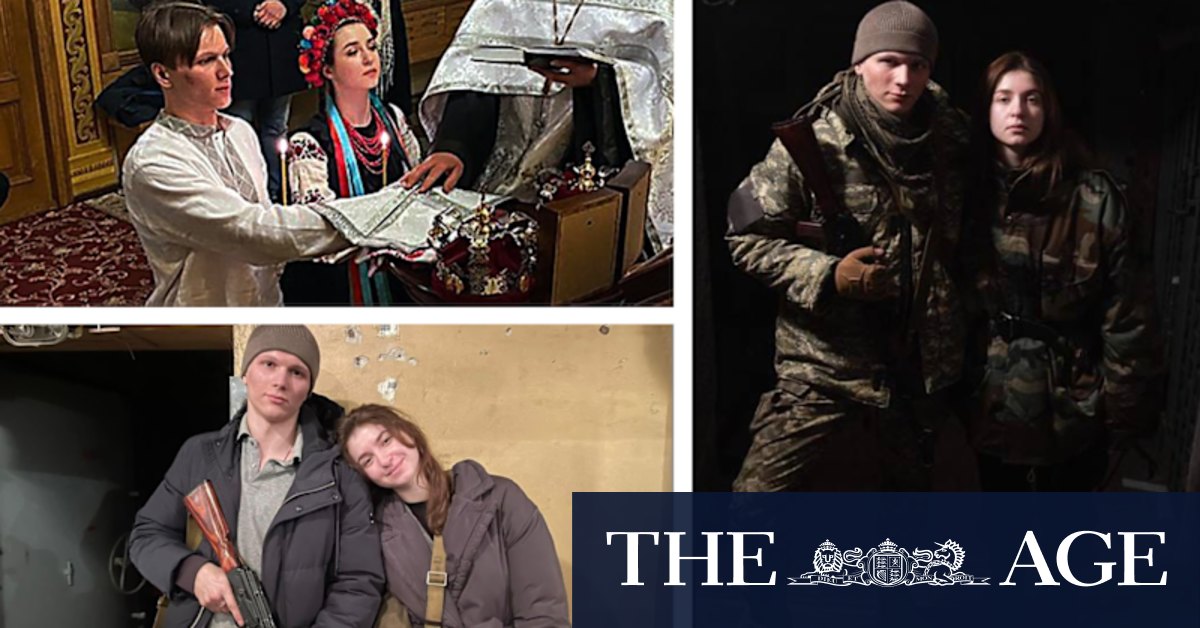 Russia-Ukraine war: Newlyweds Yaryna Arieva and Sviatovslav Fursin join war effort - Vimarsana News