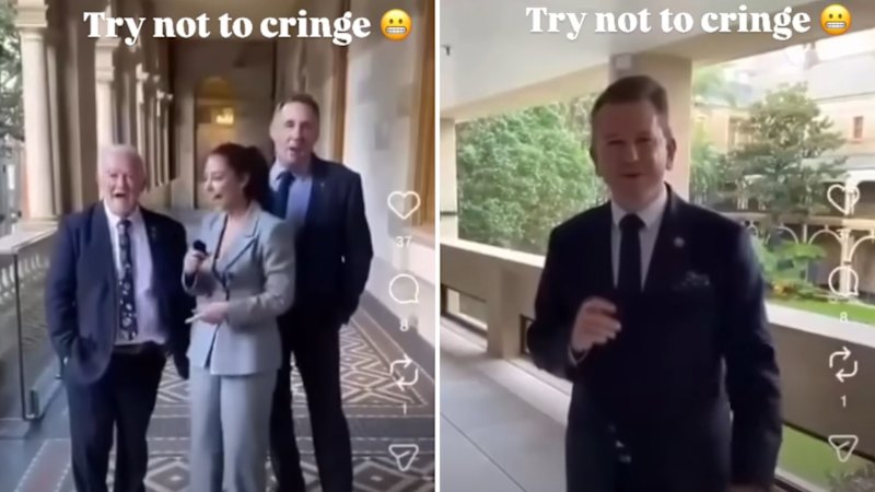 Bleijie defends ‘cringe’ deleted Dolly Parton video of LNP pollies