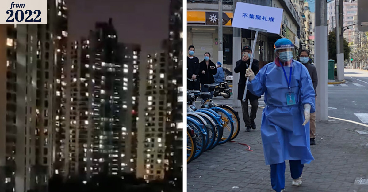 Why people are screaming from their apartments in Shanghai