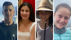 Antony, Angelina and Sienna Abdallah, and their cousin Veronique Sakr, were killed in the crash. 