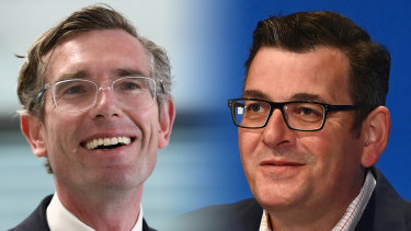 The border change was being made “well ahead of the Christmas period”, Dominic Perrottet and Daniel Andrews said in a joint press release. 
