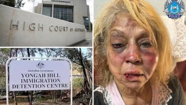 One of the men arrested at the weekend over a violent home robbery of elderly Perth couple Ninette and Philip Simons had been released from immigration detention last November as part of a controversial High Court ruling.