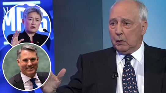 Paul Keating、Penny Wong 和 Richard Marles。