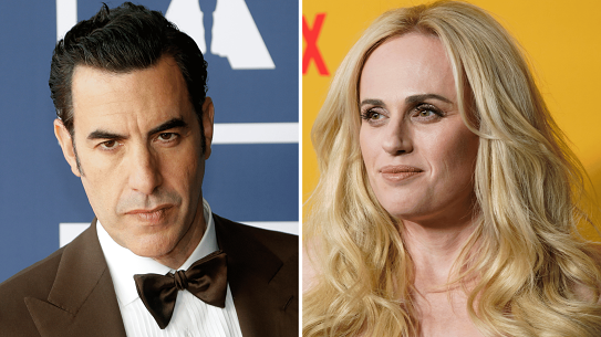 Sacha Baron Cohen and Rebel Wilson have different versions of events.