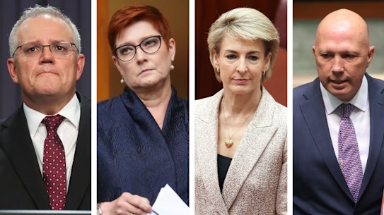 Scott Morrison has given new roles to Marise Payne, Michaelia Cash and Peter Dutton.