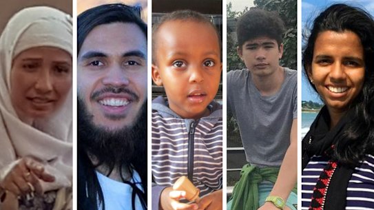 Christchurch victims: Husna Ahmed., Tariq Omar, Mucad Ibrahim, Sayyad Milne, Ansi Alibava.