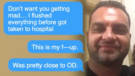 Police allege Emmannuel Vamvoukakis is a high ranking Comanchero who tried to import a brick of cocaine from Greece.